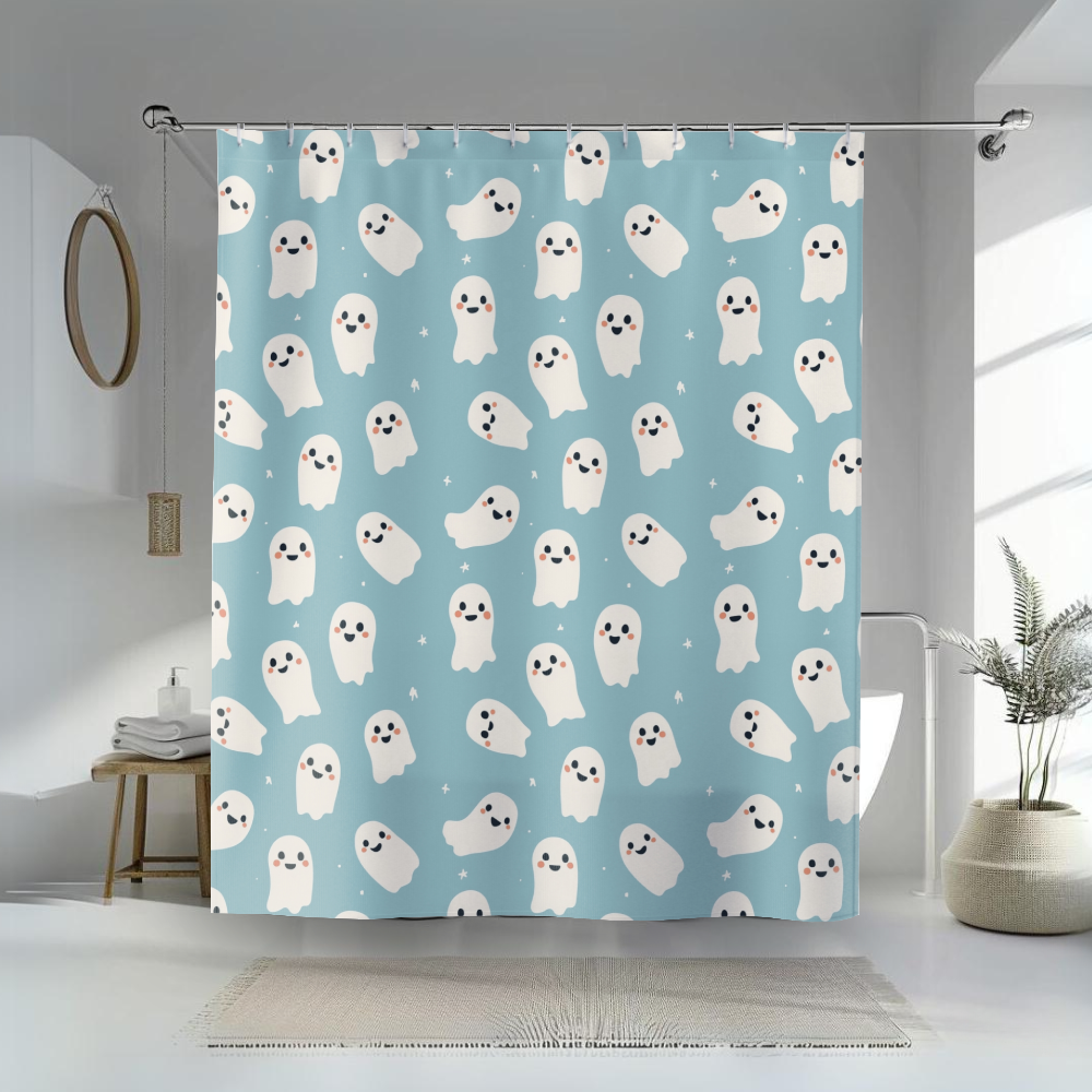 Cute Ghosts Shower Curtains