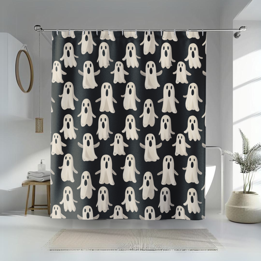 Spooky Ghosts Shower Curtain