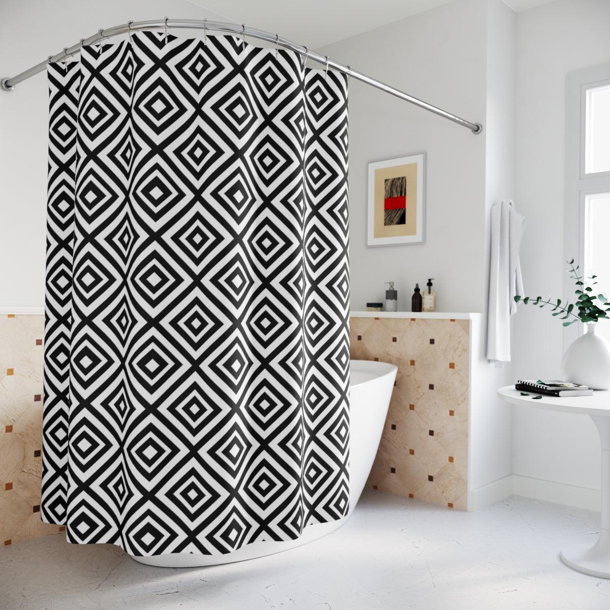 Diamond Tile Shower Curtain